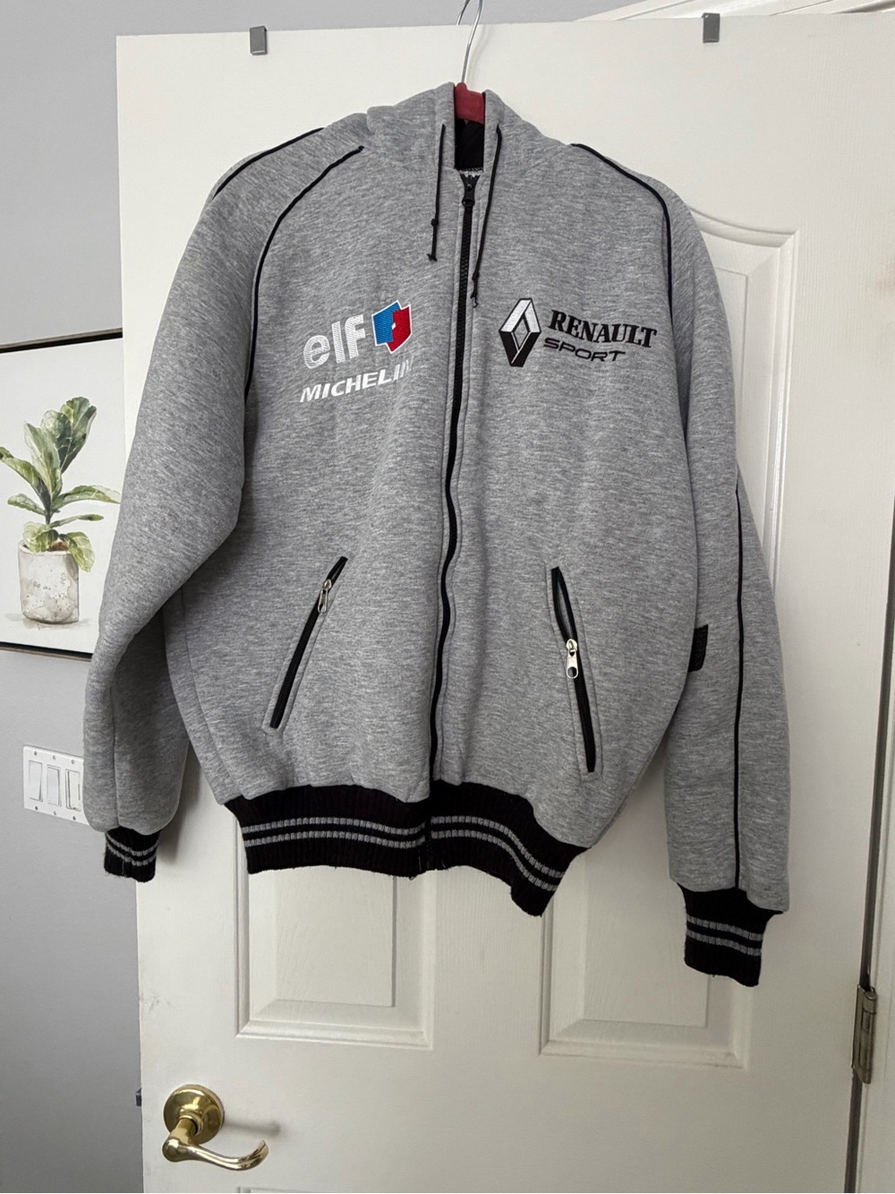 Renault Sport Grey Racing Hoodie with Logos